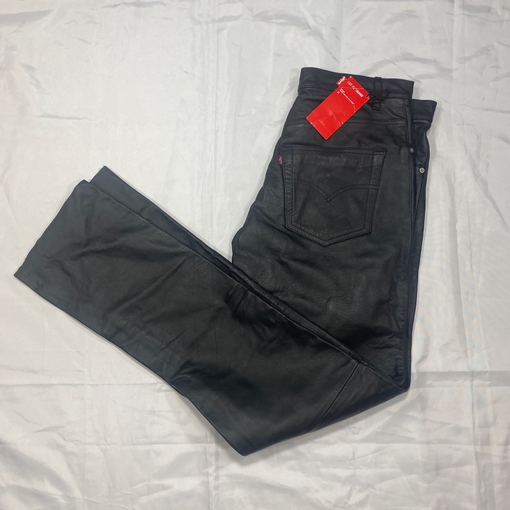 RARE Vintage Levis Lot 53 Leather Pants Limited Edition Roswell Collection NEW